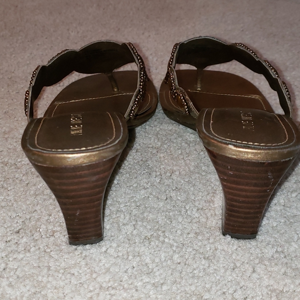 Nine West Wedge Sandals - Picture 3 of 8